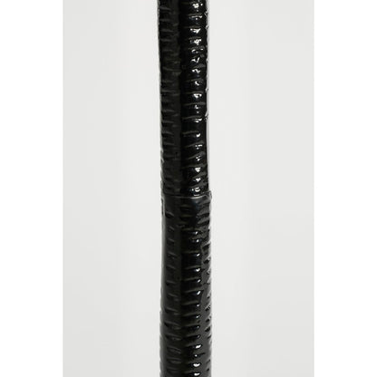 Colin Side Table - H68 x Ø24 cm - Recycled Aluminum - 100% FSC - Black
