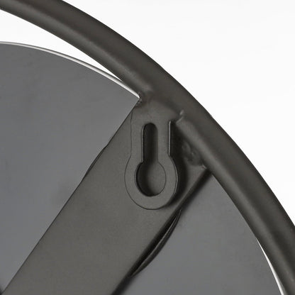 Phoenix Wall Mirror - Metal - Black