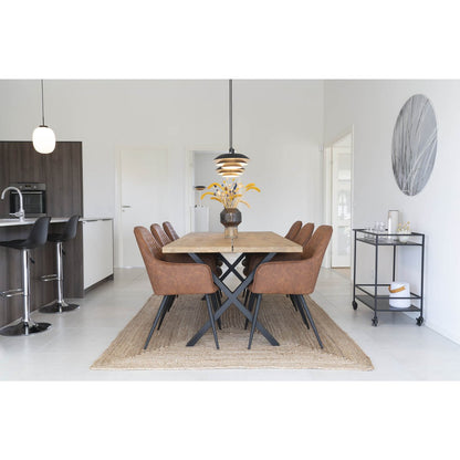 Harbo Dining Chair - Vintage Brown - Set of 2