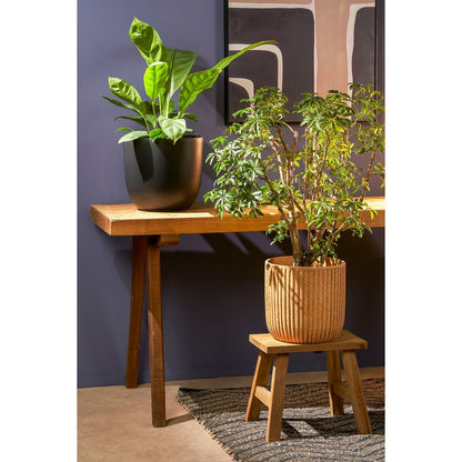 Bold Houten Krukje - Gerecycled Hout - Bruin |woon-meubel.nl