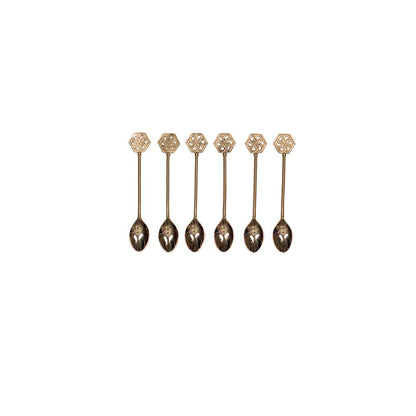 Aulica Gouden Theelepels Arabesques – Set van 6