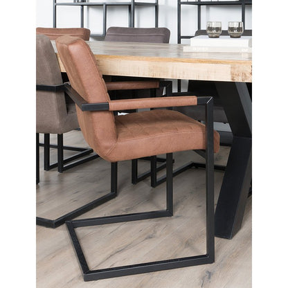 Toronto Cognac dining chair
