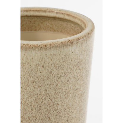 Holm Vaas - H52 x Ø34 cm - Keramiek - Crème|woon-meubel.nl