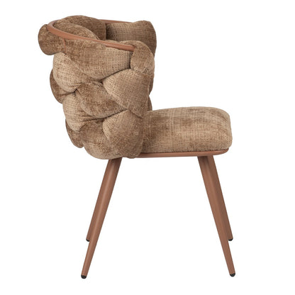 Eetkamerstoelen - Rockstoel karamel (set van 2) | woon-meubel.nl