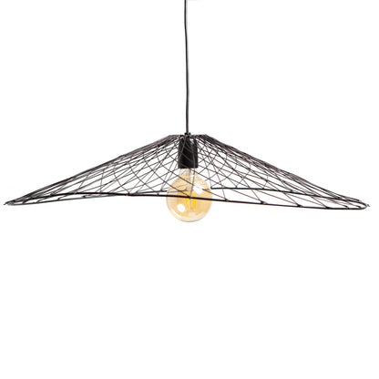 Hanging lamp OLIVER matt black 70x60x15cm