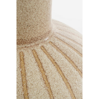Holm Vaas - H52 x Ø34 cm - Keramiek - Crème|woon-meubel.nl