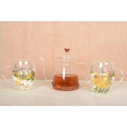 Glazen Theepot 650 ml – Elegant & Hittebestendig |woon-meubel.nl