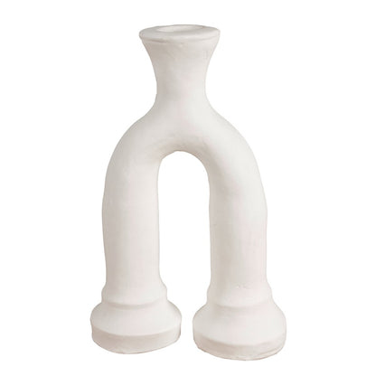 Ceramic candle holder Arc (set of 2)