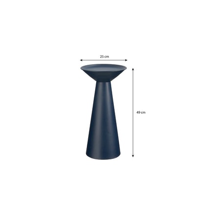 Chiel Bijzettafel - Metaal - Donkerblauw