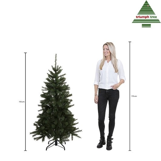 Forrester Kunstkerstboom - H155 x Ø102 cm - Groen