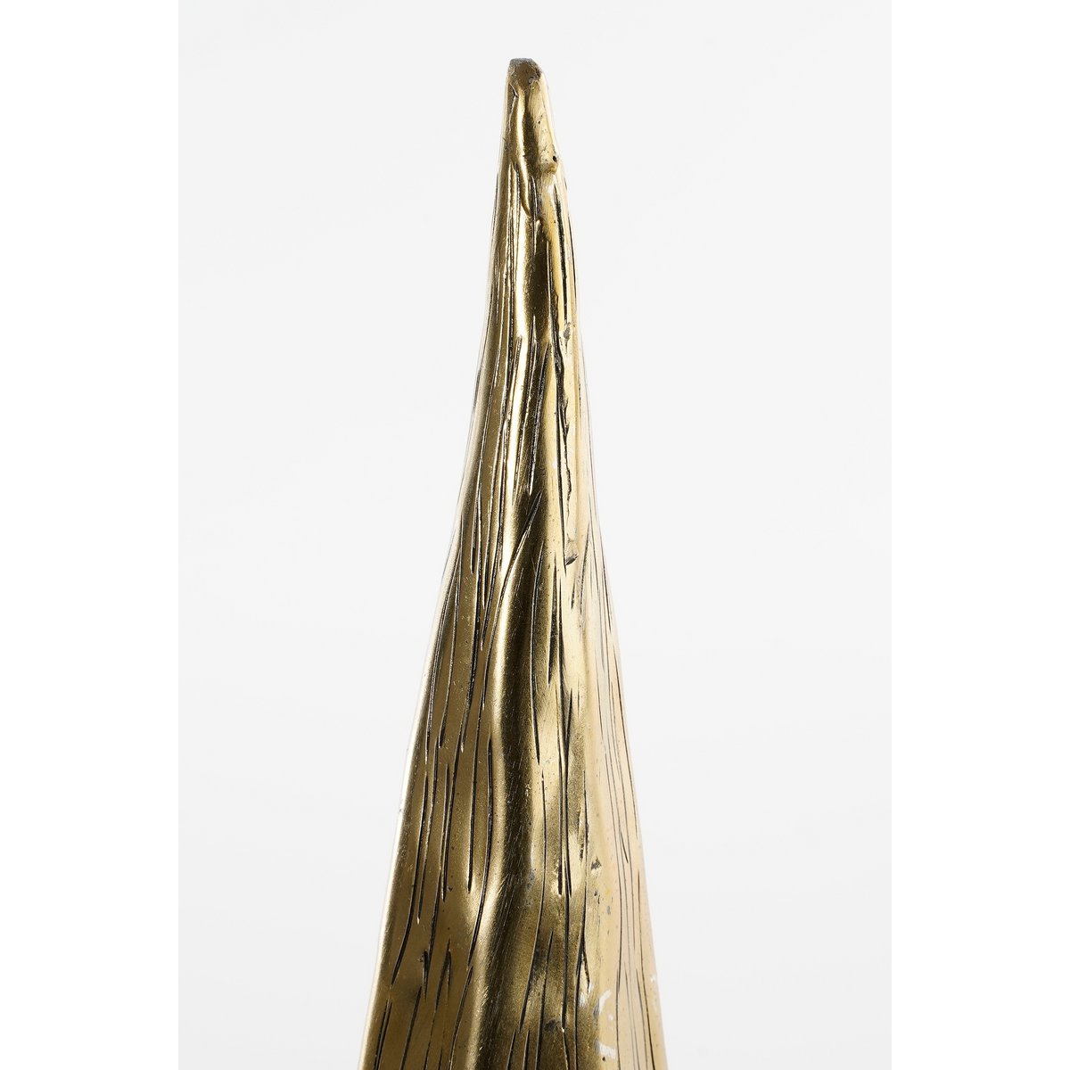 Cezar Decoratie Kerstboom - H45 x Ø12 cm - Aluminium - Goud