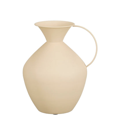 Gyge Vaas Off-white - Metaal - L26 x B22 x H31 cm |woon-meubel.nl