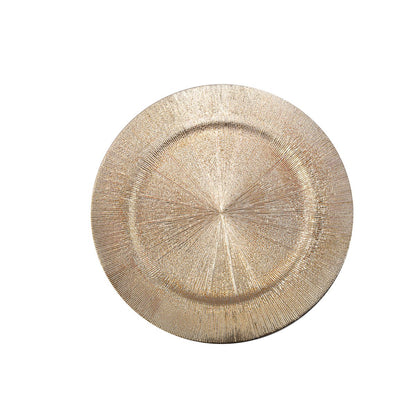AULICA Terra Doré Onderbord Goud – Ø31 cm Luxe Tafeldecoratie | woon-meubel.nl