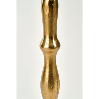 Duco Side table - H66 x Ø25 cm - Recycled Aluminum - FSC 100% - Gold