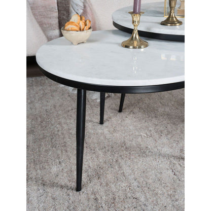 Table basse Melle - Marbre - 65 cm
