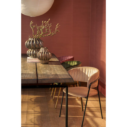 Moony Dining Chair - Velvet - Beige