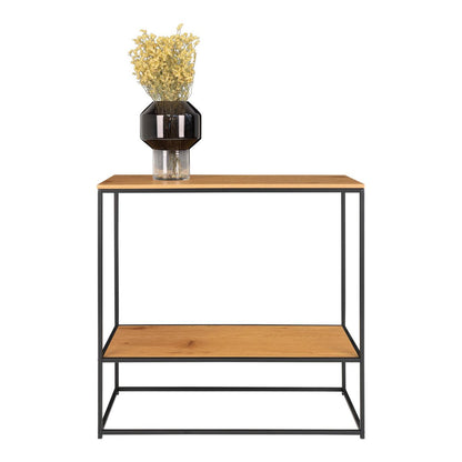 Vita Console Table - Oak Look, Black