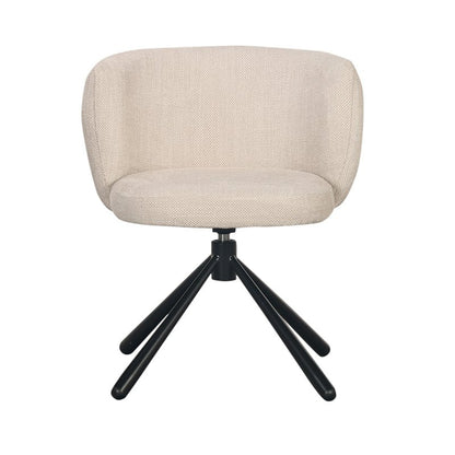 Shell Swivel Chair Beige