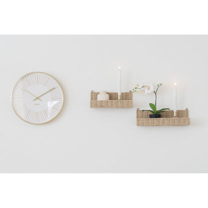 Takamaka wandklok - Goud, aluminium/glas, Ø40 cm |woon-meubel.nl