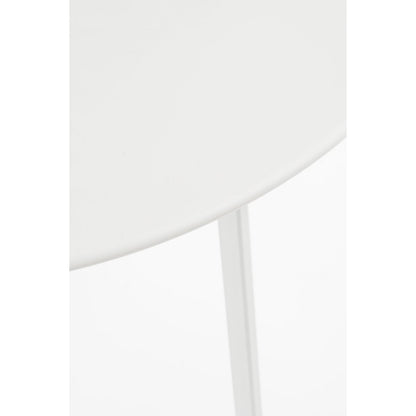 Seatle Side Table Outdoor - H58 x Ø38 cm - Metal - White