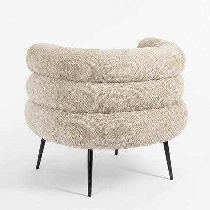 Armchair - L74 x W80 x H69 cm - Light grey