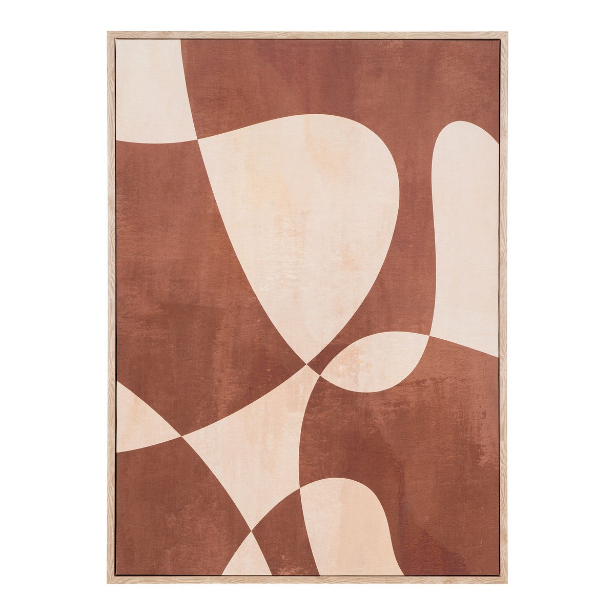 Canvasprint Bruin/Beige No.1 – 50x70 cm| woon-meubel.nl