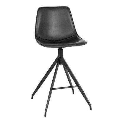 Monaco Counter Chair - Black - set of 2