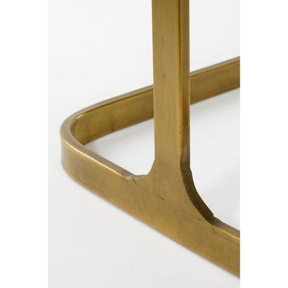 Kevin Side Table - Set of 2 - L48 x W37 x H52 cm - Metal - Gold