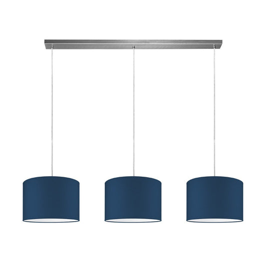 Hanglamp Beam 3L, donkerblauw Lampenkap, 30cm