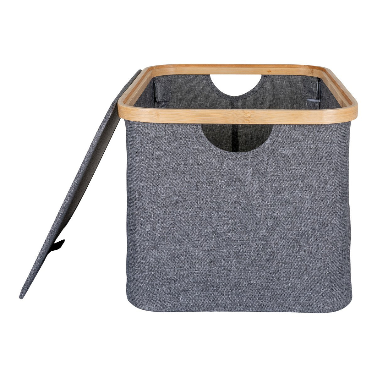 Noto Mand - Donkergrijs, Bamboe/Polyester |woon-meubel.nl