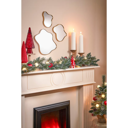 Kaprun kerstguirlande 180 cm met LED en kerstballen | woon-meubel.nl