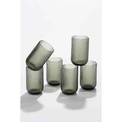 Merlot Drinking Glass - 400 ml - Glass - Gray (10% volume discount)