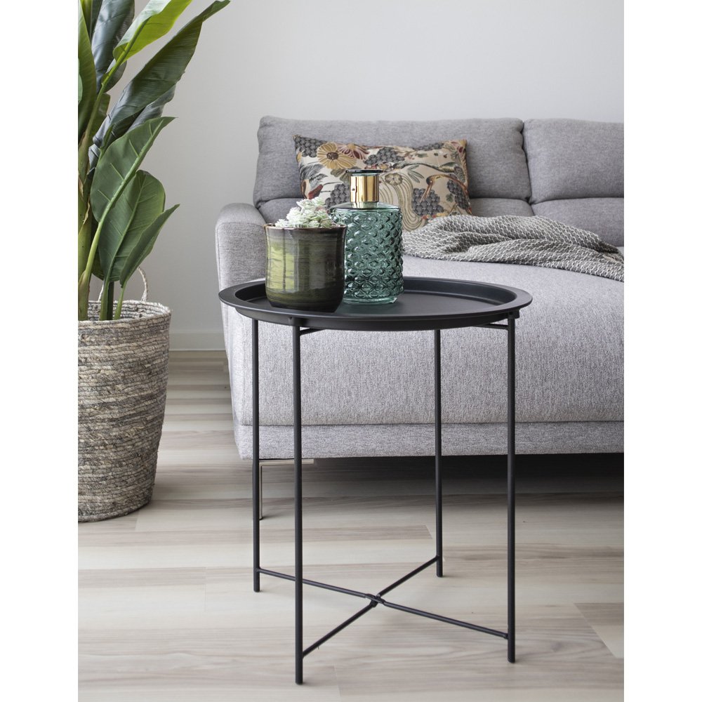 Ronde Stalen Tafel Ø47 cm | House Nordic | woon-meubel.nl