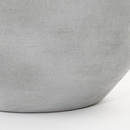 Douro Flowerpot - H23 x Ø 26 cm - Terracotta - Light Grey