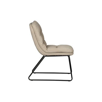 Beluga stoel Beige - Scandinavisch design Set van 2 |woon-meubel.nl