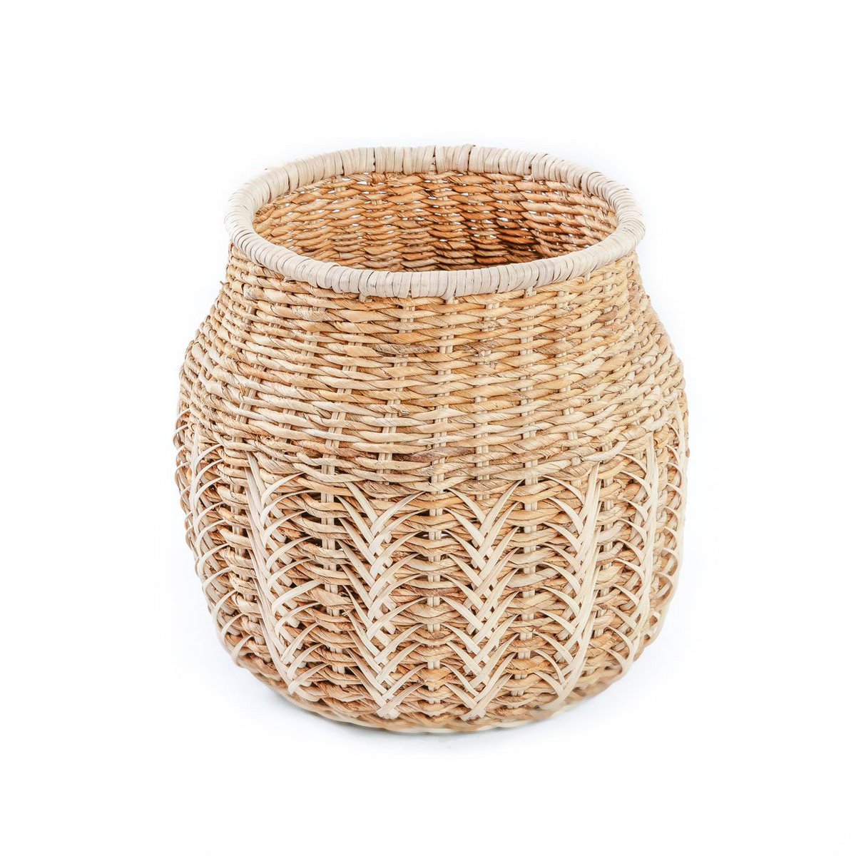 Handgemaakte Rotan Mand - Naturel - M | woon-meubel.nl