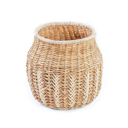 Handgemaakte Rotan Mand - Naturel - M | woon-meubel.nl