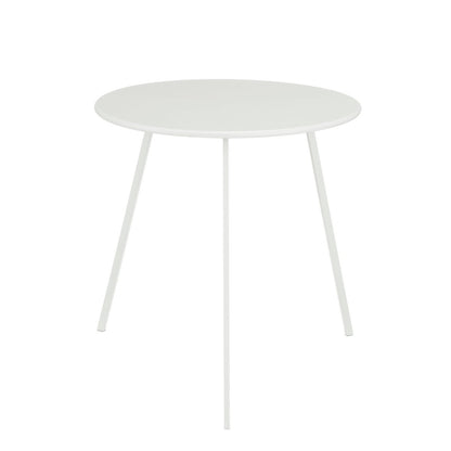Seatle Bijzettafel Buiten Wit - Metaal |woon-meubel.nl