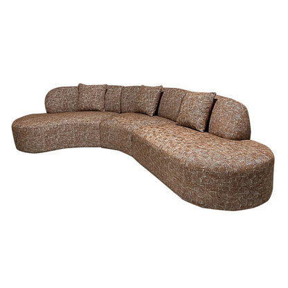 Bank Marbella 4-zits Safiya Terracotta |j woon-meubel.nl