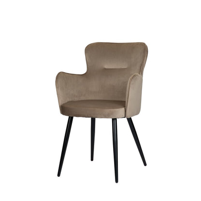 Fauteuil zandwit (Set van 2) eetkamerstoel | woon-meubel.nl