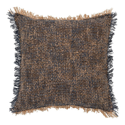 Coussin Ely - Coussin, polyester, coton, bleu/jaune, 45x45 cm