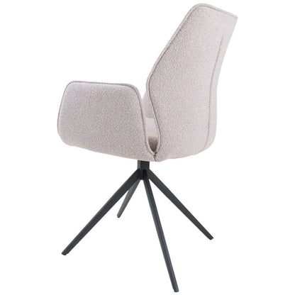 Dining room chair Miley – Bouclé – Natural