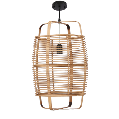 Page Hanging lamp - Ø31 cm - Bamboo - Brown