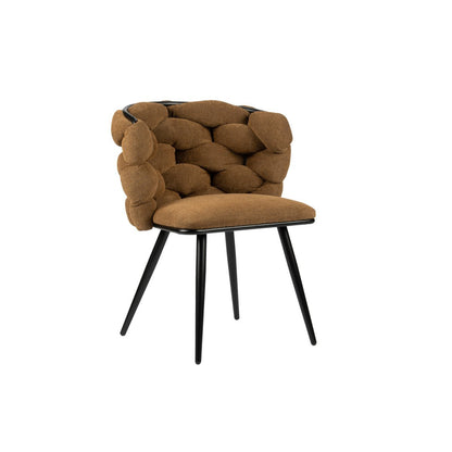 Rock stoel terra (Set van 2) Uniek Weefpatroon | woon-meubel.nl