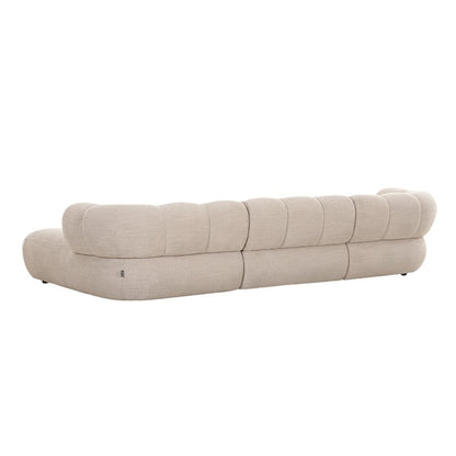 Bank New York 4-seater (Right Lounge) Beige