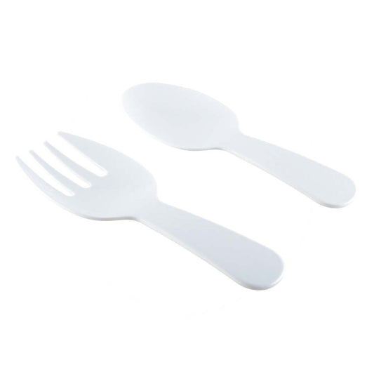 Aulica Witte Saladebestek – Melamine 27cm – Elegant & Stevig |woon-meubel.nl