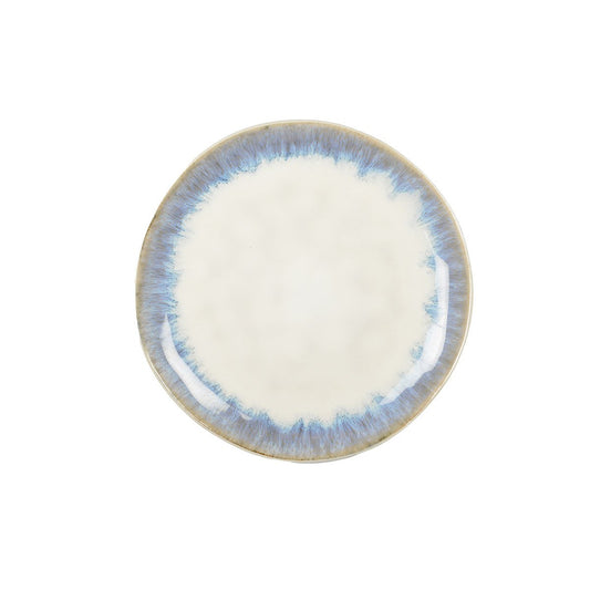 Lichtblauw Dessertbord Keramiek – Aulica | 20 cm | woon-meubel.nl