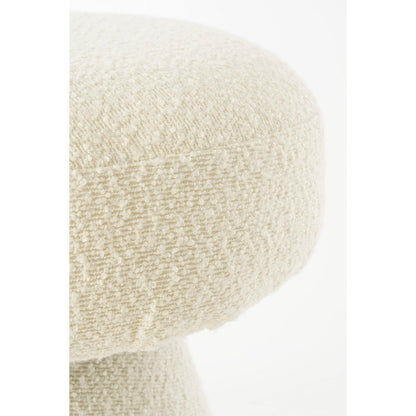 Pouf - H46 x Ø49 cm - Off White