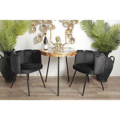 High Five chair black - Set of 2