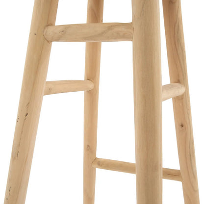 Elegante Barkruk - handgemaakt massief hout |stijlvol en tijdloos |woon-meubel.nl